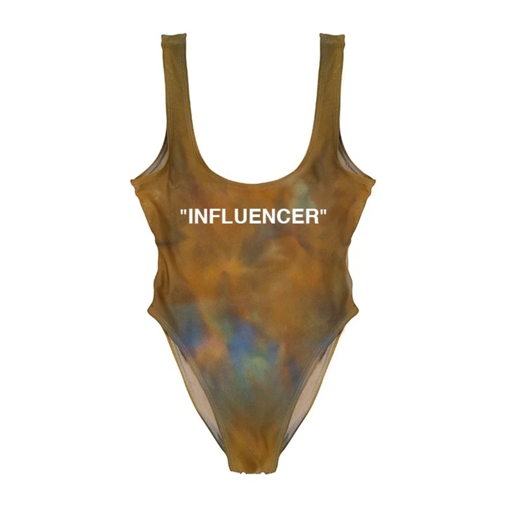 SOLD OUT “INFLUENCER" COPPER BLUE TIE DYE - SMALL